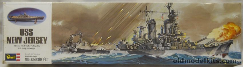 Revell 1/535 USS New Jersey BB62 Battleship, H349 plastic model kit